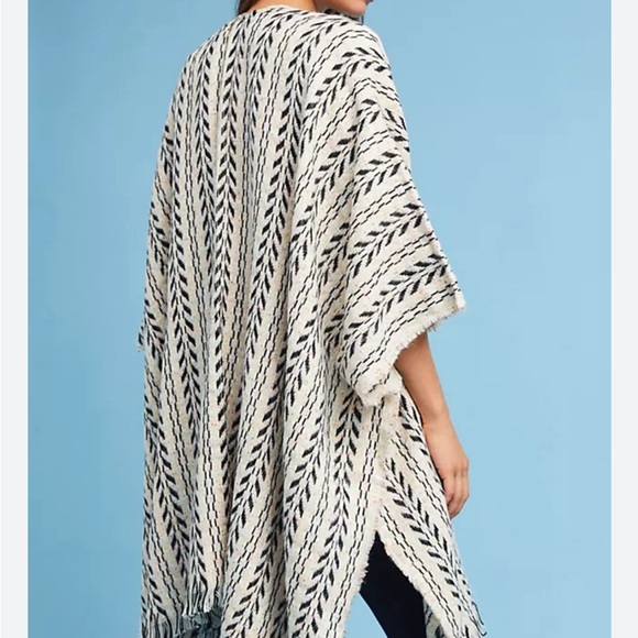Iris Chevron stripped Kaftan from Anthropologie one size - Picture 3 of 7